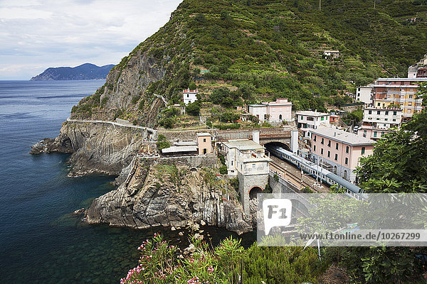 Ansicht Italien Ligurien Riomaggiore