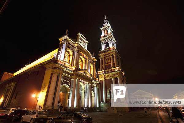 Church of San Francisco at night  Salta  Argentina