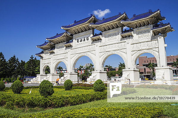 Gate to the Chiang Kai-shek Memorial Hall; Taipei  Taiwan