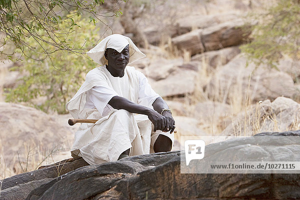 Dogon Man in Amani  Mali
