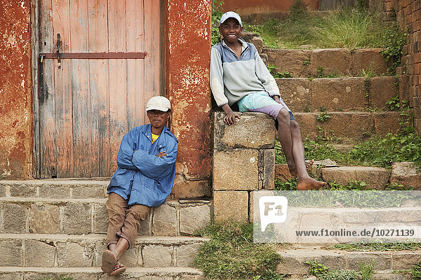 Men In Ambohimanga  Antananarivo Province  Madagascar