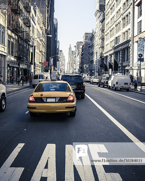 gelb Straße Taxi