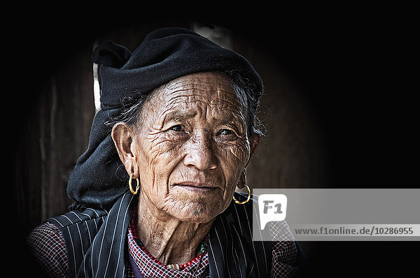 Close-up of a senior woman Nepal