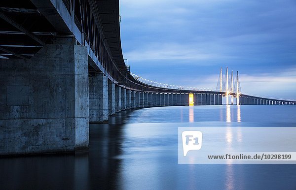 Öresundbrücke,  Øresundsbroen,  weltweit längste Schrägseilbrücke,  Verbindung Kopenhagen mit Malmö,  Dänemark,  Schweden,  Europa
