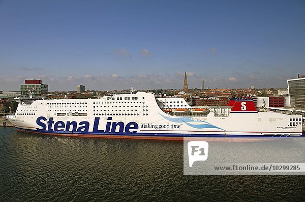 Fährhafen Kiel  Stena Line  Ostsee  Schleswig-Holstein  Deutschland  Europa