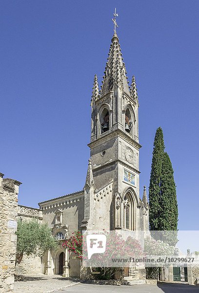 Kirche  Aiguèze  Languedoc-Roussillon  Frankreich  Europa