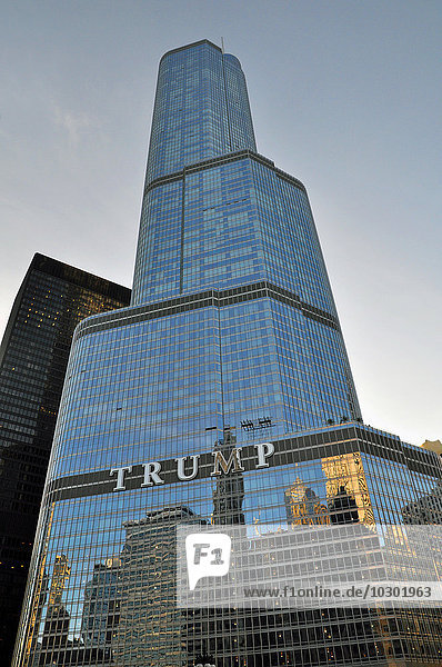 Trump Tower  Chicago  Illinois  USA  Nordamerika