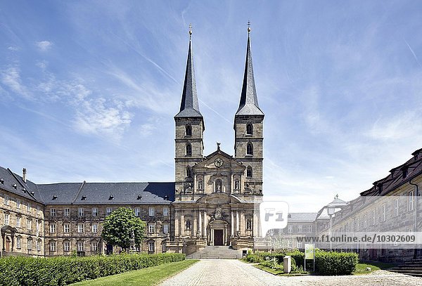 Ehemalige Benediktinerabtei St. Michael  heute städtisches Altersheim  Bamberg  Oberfranken  Bayern  Deutschland  Europa