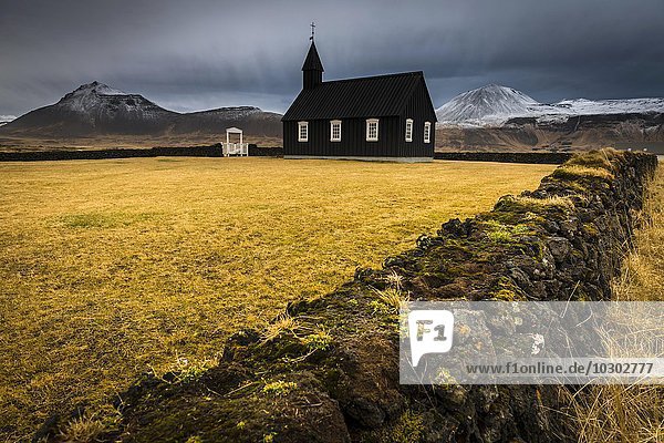 Budir Kirka  Kirche  Snaefellnes  Westisland  Island  Europa