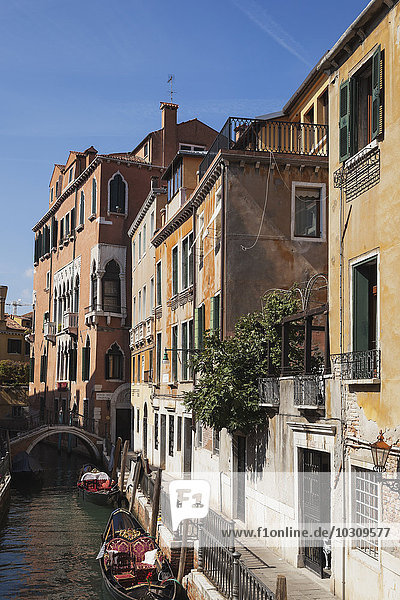 Italien  Veneto  Venedig  Altstadt  Kanal und Ponte del Diavolo