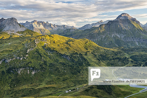 Österreich  Vorarlberg  Lechtal  Alpenlandschaft