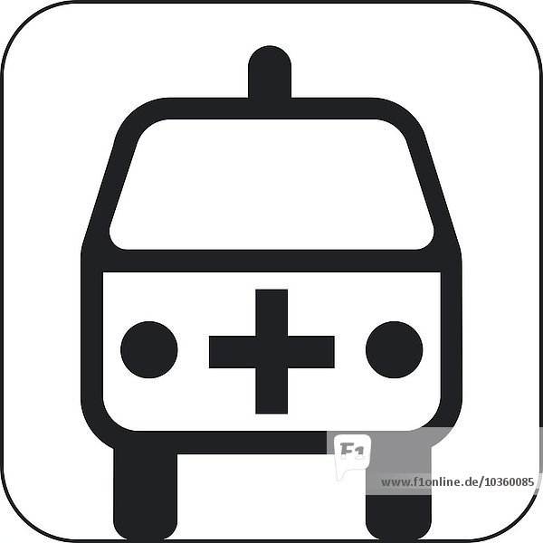 Ambulanz-Symbol  Kunstwerk