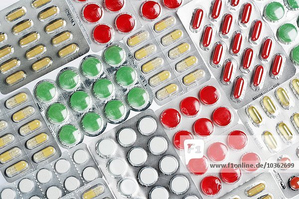 Arzneimittel in Form von Tabletten in Blisterpackungen