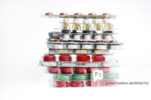 Arzneimittel in Form von Tabletten in Blisterpackungen