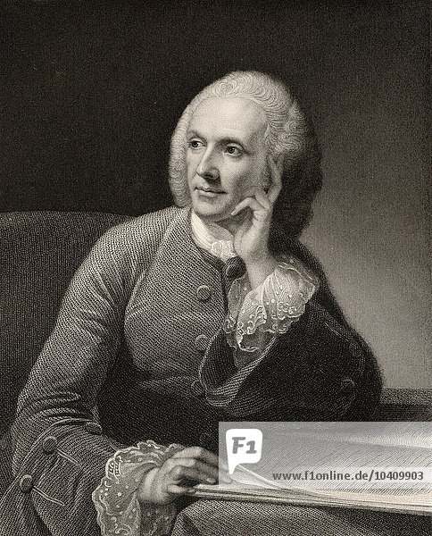 Pine  Robert Edge (1730-88) (nach) William Hunter  gestochen von J. Thompson  aus The National Portrait Gallery  Band II  veröffentlicht um 1820 (Litho)