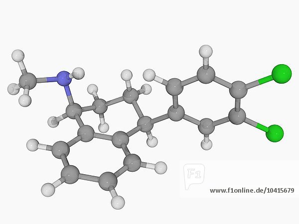 Sertralin Medikament Molekül