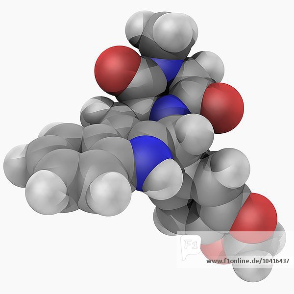 Tadalafil Medikament Molekül