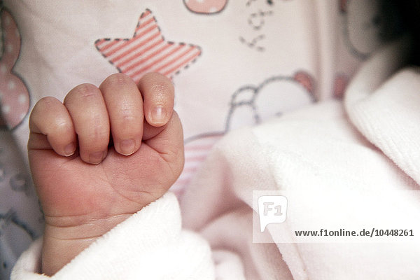 baby girl  hand