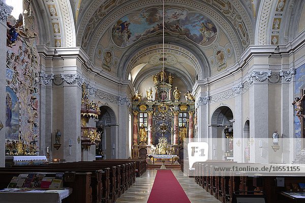 Altarraum  Pfarrkirche  Wallfahrtskirche St. Nikolaus  Lockenhaus  Burgenland  Österreich  Europa