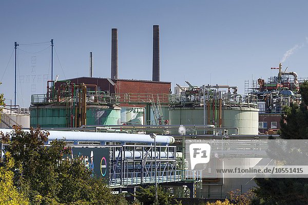 Chempark  Chemiepark  Bayer AG  Leverkusen  Nordrhein-Westfalen  Deutschland  Europa