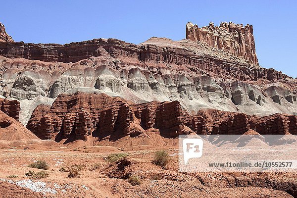 The Castle  Capitol Reef Nationalpark  Utah  USA  Nordamerika