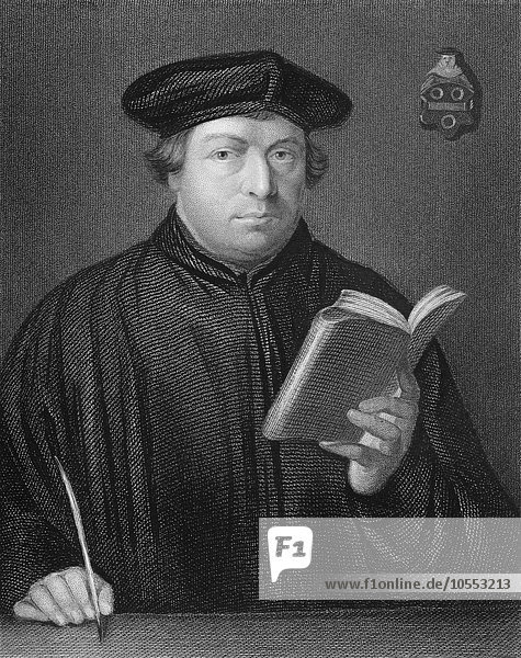 Porträt von Martin Luther  1483 bis 1546  deutscher Theologe und Reformator