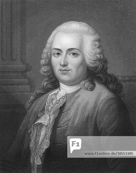 Porträt von Anne Robert Jacques Turgot  Baron de Laune  1727 bis 1781  Französischer Ökonom und Staatsmann