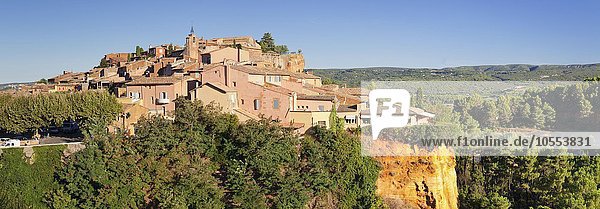 Roussillon  Provence  Provence-Alpes-Cote d'Azur  Südfrankreich  Frankreich  Europa