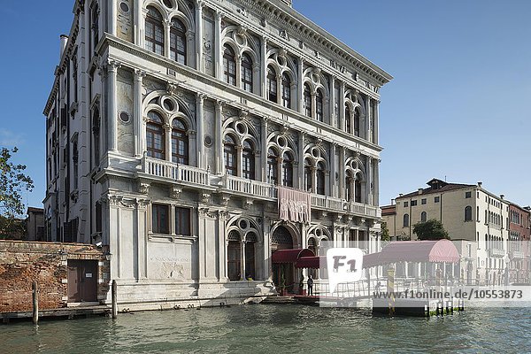 Palazzo Vendramin-Calergi  1509  Sterbeort von Richard Wagner 1883  Canal Grande  Stadtteil Cannaregio   Veneto  Italien  Europa