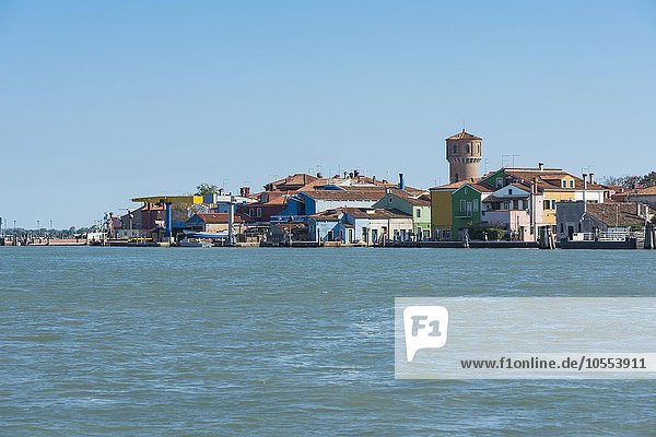 Insel Burano  Lagune von Venedig  Veneto  Italien  Europa