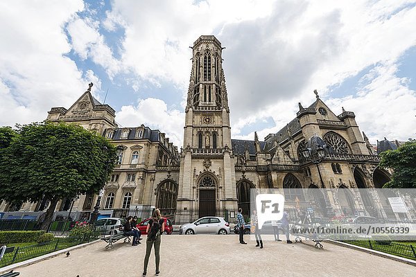 Church of Saint-Germain-l'Auxerrois  Paris  Ile-de-France  France  Europe