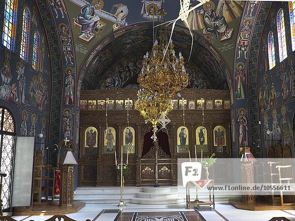 Im Kloster Ágios Nektários  Rhodos  Dodekanes  Griechenland  Europa