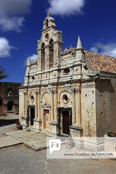 Arkadi Monastery  abbey  Crete  Greece  Europe