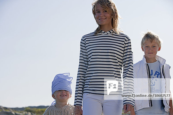 Mutter mit Kindern  Vastkusten  Schweden