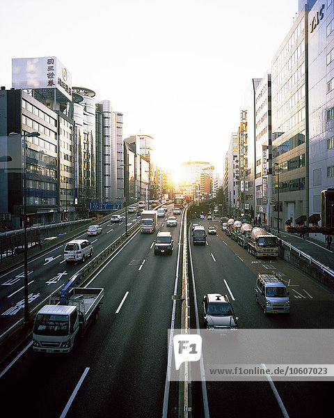 Stadtleben in Tokio  Japan.