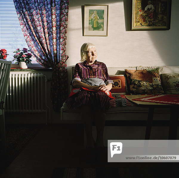 Porträt einer älteren Frau  Schweden.