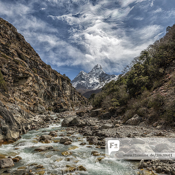 Nepal  Khumbu  Everest-Region  Ama Dablam