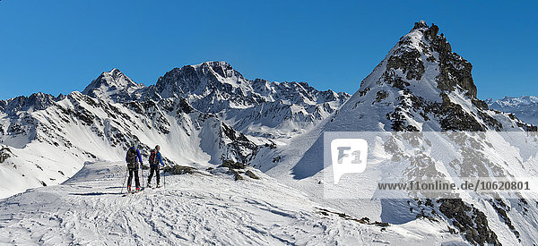 Italy  Grand St Bernard Pass  Mont Fourchon  ski tour