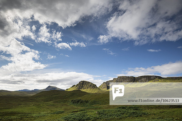 Vereinigtes Königreich Schottland Isle of Skye Quiraing Trotternish Ridge
