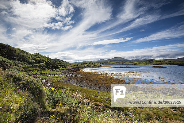 Vereinigtes Königreich  Schottland  Isle of Skye  Loch Dunvegan