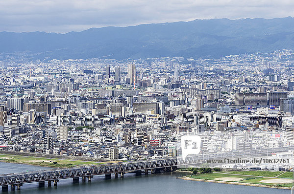 Japan  Osaka  Stadtbild