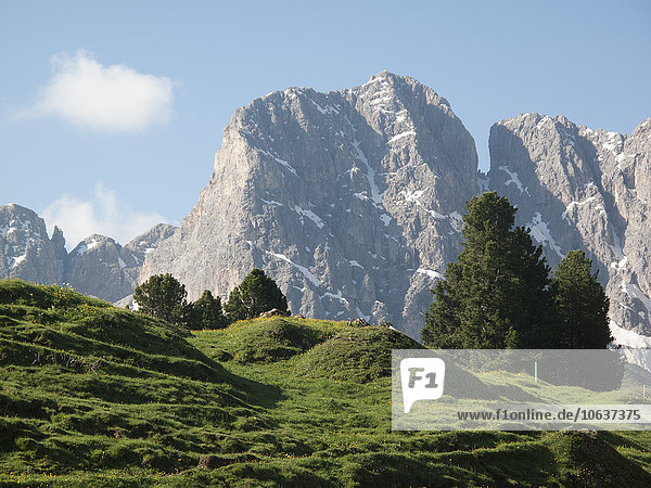 Tiefblick auf die Dolomiten
