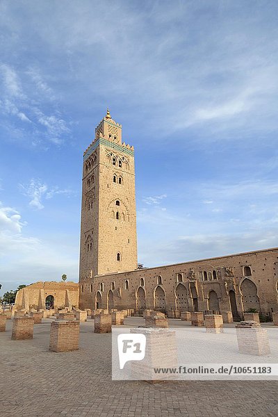 Koutoubia-Moschee in Marrakesch  Marokko  Afrika