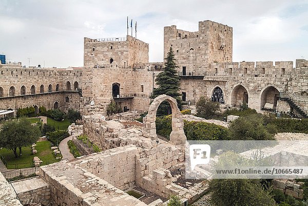 Davidszitadelle  Altstadt  Jerusalem  Israel  Asien