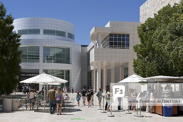 Art museum  Getty Center in Los Angeles  California  USA  North America