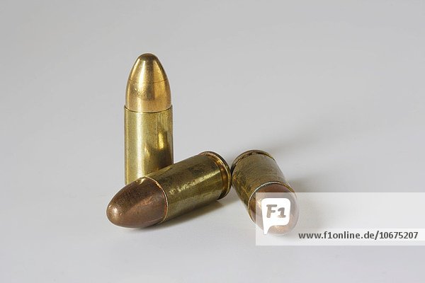 Pistolenmunition 9mm Luger  Patrone  Vollmantel