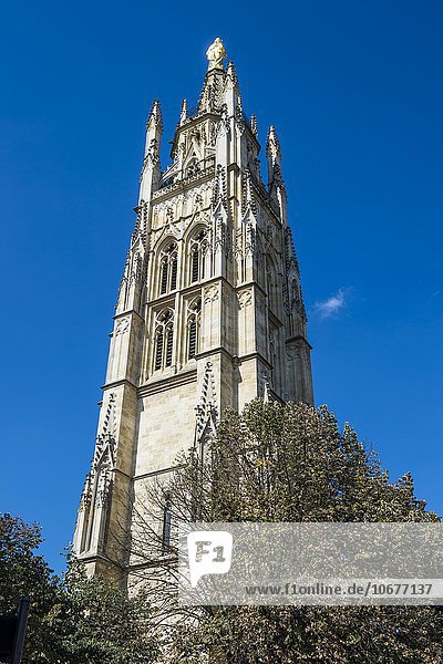 Turm der Kathedrale Saint-André  Bordeaux  Frankreich  Europa