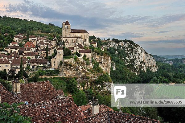 Village Of Saint Cirq Lapopie One Of The Plus Beaux Villages De France The Most Beautiful Villages Of France Overlooking The Lot River Lot Department Region Of Midi Pyrenees Southwest Of France Europe