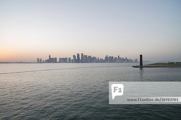 Landschaft von Doha  Katar.