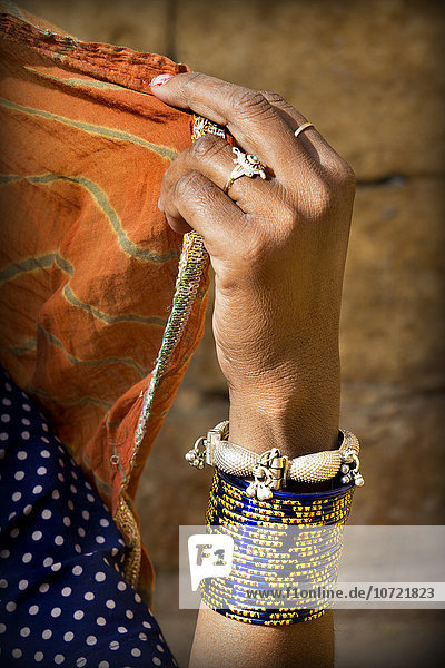 Indien  Rajasthan  Jaisalmer  Hände